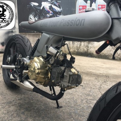 Honda Sáu Bảnh(67) với phong cách Cafe Racer