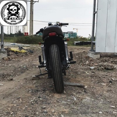 Triumph T100 với phong cách Brat style