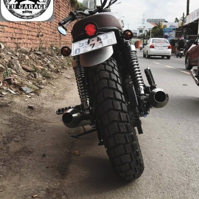 Triumph T100 với phong cách Tracker