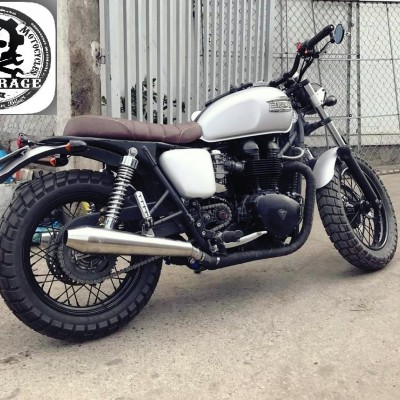 Triumph T100 với phong cách Tracker