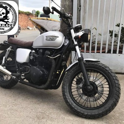 Triumph T100 với phong cách Tracker