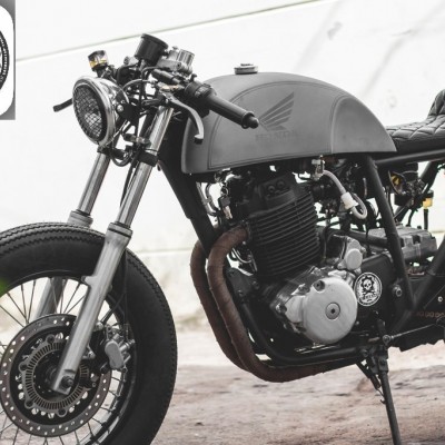 Honda CB400SS thành cafe racer