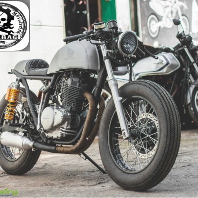 Honda CB400SS thành cafe racer