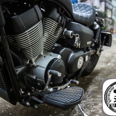 Honda Shadow Aero 750 độ phong cách Bobber 