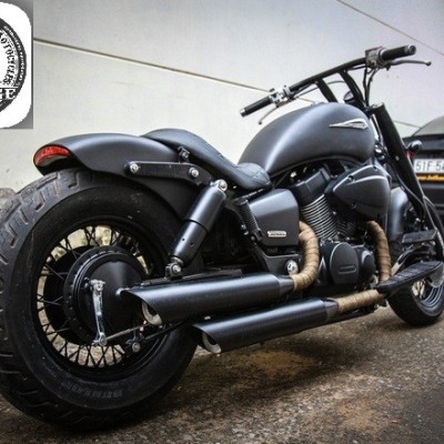 Honda Shadow Aero 750 độ phong cách Bobber 
