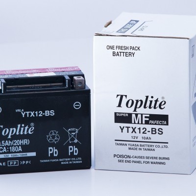 Ắc quy TOPLITE YTX12-BS 12V 10.5Ah