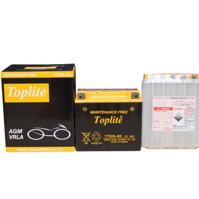 Ắc quy TOPLITE YTX20L-BS 12V 18Ah