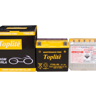 Ắc quy TOPLITE YTX5L-BS 12V 5Ah