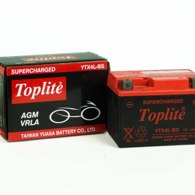 Ắc quy TOPLITE YTX4L-BS 12V 3.5Ah