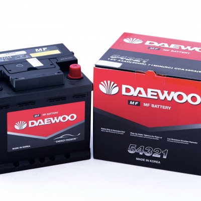 Ắc quy ô tô DAEWOO DIN 54321 12V 43Ah