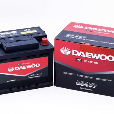 Ắc quy ô tô DAEWOO DIN 55457 12V 54Ah