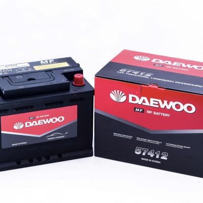 Ắc quy ô tô DAEWOO DIN 57412 12V 74Ah