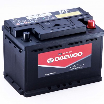 Ắc quy ô tô DAEWOO DIN 57412 12V 74Ah