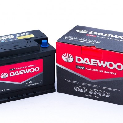 Ắc quy ô tô DAEWOO DIN 57413 12V 74Ah