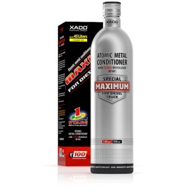 XADO® Atomic metal conditioner 1 Stage Maximum  for Diesel Truck (box, bottle 950 ml)