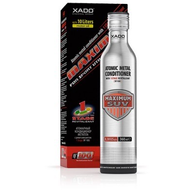 XADO® Atomic metal conditioner 1 Stage Maximum  for SUV (box, bottle 360 ml)