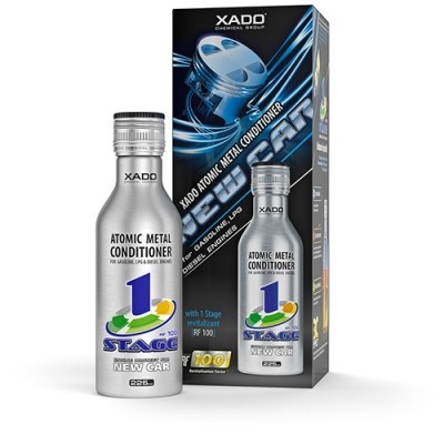 XADO® Atomic metal conditioner 1 Stage New Car (box, bottle 225 ml)