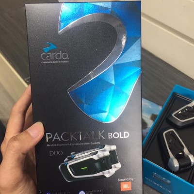 Tai nghe Bluetooth Cardo PACKTALK BOLD Dual (1 cặp)