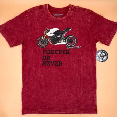 Áo Thun Cotton Cổ Tròn Forever Or Never