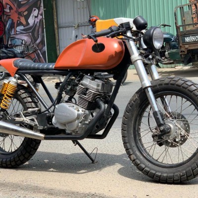 Honda CB125T Cafe Racer mod by Tự Thanh Đa