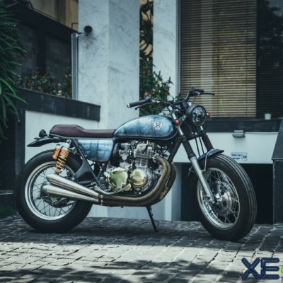 “Hàng hiếm” Honda CB350F độ tracker của garage Tự Thanh Đa