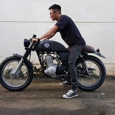 Suzuki GD110 độ cafe racer kiểu cách, ra lò từ garage Tự Thanh Đa