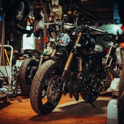 Honda CB400 cafe racer cực chất từ lò độ Tự Thanh Đa